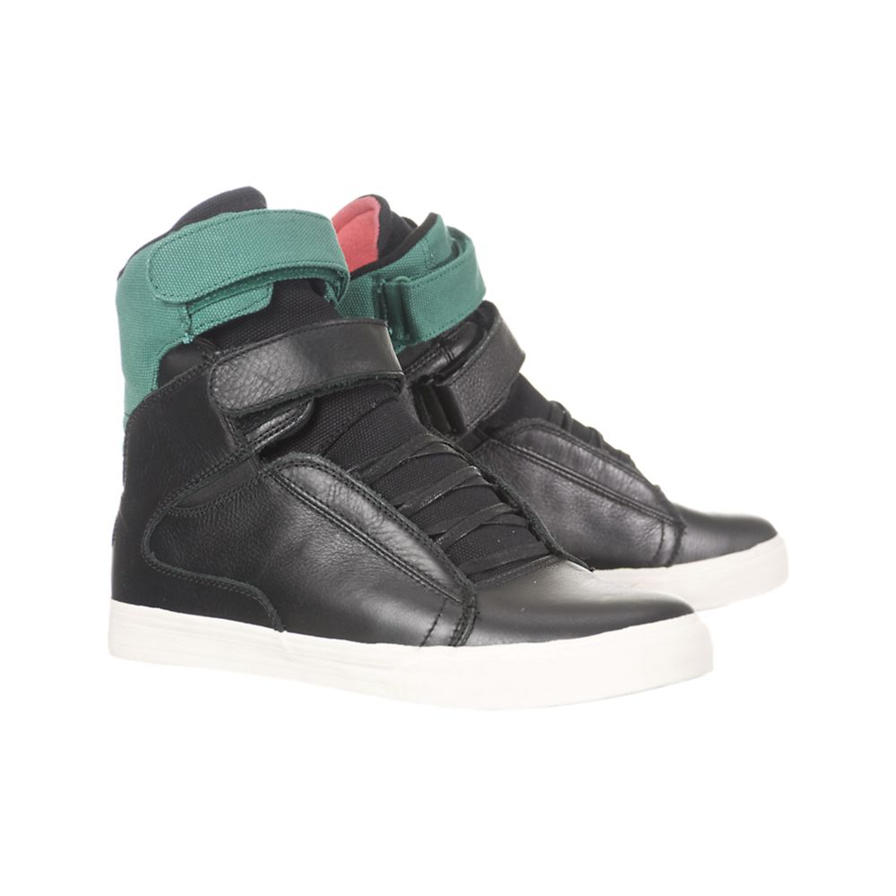 Baskets Montantes Supra Society Noir Black Homme | FEP-13706438